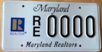 REALTOR License Plate